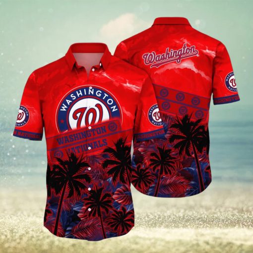 Washington Nationals MLB Flower Hawaiian Shirt Style Gift For Fans