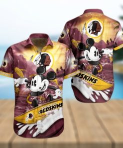 Washington Redskins Mickey NFL Hawaiian Shirt For Men And Women