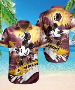 Washington Redskins Mickey NFL Hawaiian Shirt For Men And Women