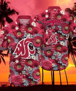 Washington State Cougars NCAA1 Hawaiian Shirt For Men And Women Fans hawaiian shirt