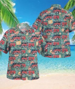 Wauchula Florida Hardee County Fire Rescue Christmas Summer Aloha hawaiian shirt