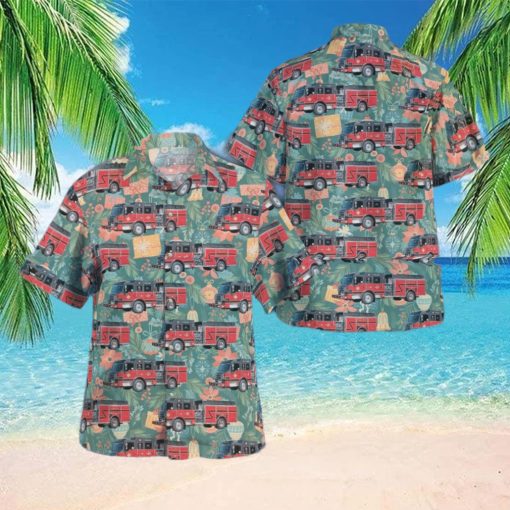 Wauchula Florida Hardee County Fire Rescue Christmas Summer Aloha hawaiian shirt