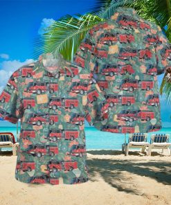 Wauchula Florida Hardee County Fire Rescue Christmas Summer Aloha hawaiian shirt