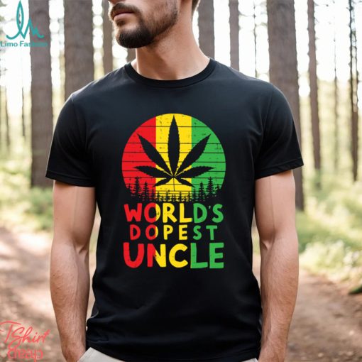 Weed World’s Dopest Uncle   This design is perfect to wear for your next pot festival, marijuana bake, or just smoking a bong, blunt, pipe, bowl Classic T Shirt