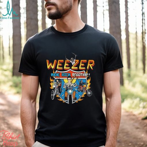 Weezer Indie Rock Roadtrip Admat Tour 2023 Shirt