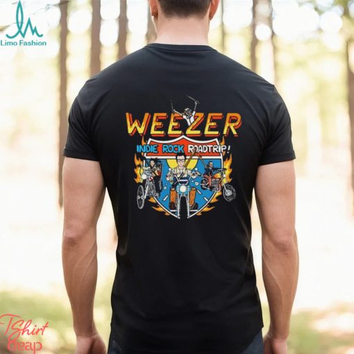 Weezer Indie Rock Roadtrip Admat Tour 2023 Shirt