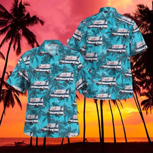 Wenatchee Washington Lifeline Ambulance Summer Aloha And Beach Short hawaiian shirt