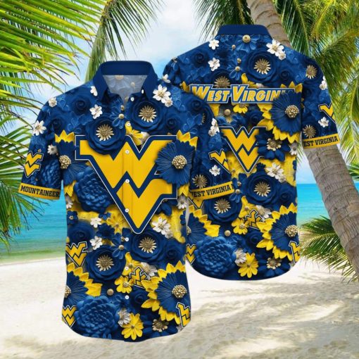 West Virginia Mountaineers NCAA2 Hawaiian Shirt For Men And Women Fans hawaiian shirt