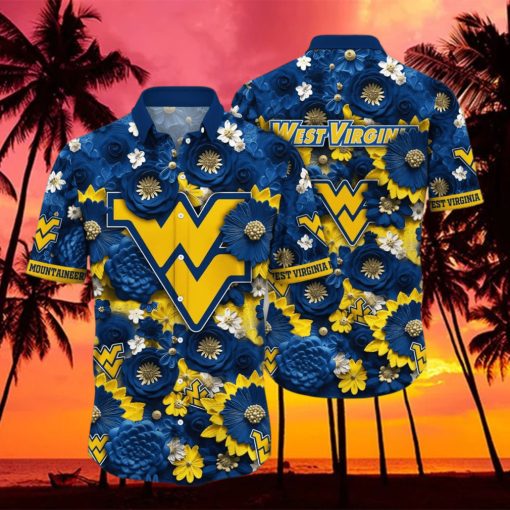 West Virginia Mountaineers NCAA2 Hawaiian Shirt For Men And Women Fans hawaiian shirt