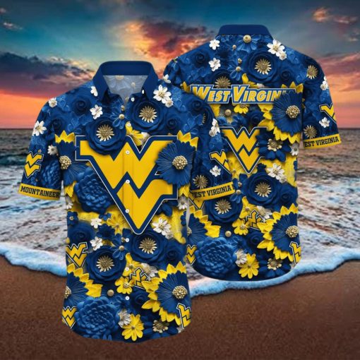 West Virginia Mountaineers NCAA2 Hawaiian Shirt For Men And Women Fans hawaiian shirt