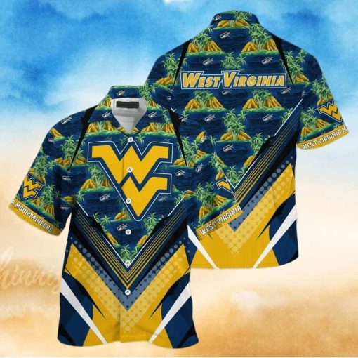 West Virginia Mountaineers WVU Hawaiian Shirt Beach Lovers Gift