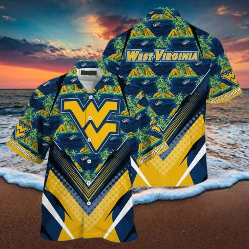 West Virginia Mountaineers WVU Hawaiian Shirt Beach Lovers Gift