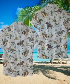 Western Cowboy 3D 3D Hawaiian Shirt Tropical Aloha For Men And Women Gift Design 9