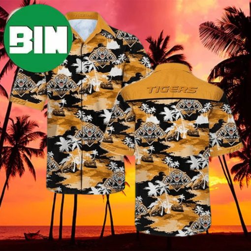 Wests Tigers Summer Hawaiian Shirt