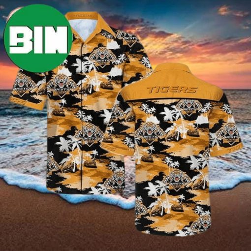 Wests Tigers Summer Hawaiian Shirt