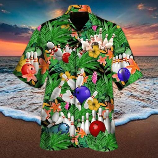 What Happens At Bowling Stays Hawaiian Shirt