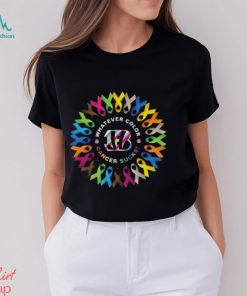 Whatever Color Cancer Sucks NFL Cincinnati Bengals 2023 Shirt