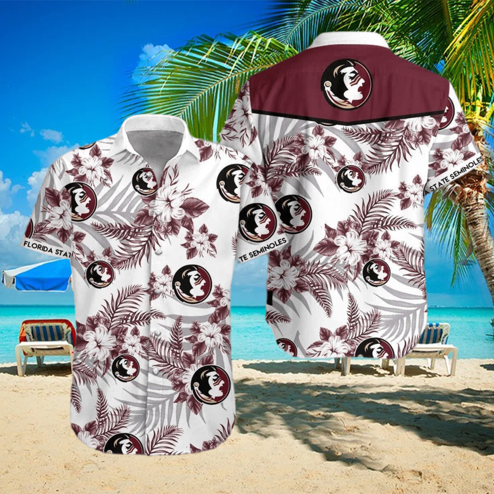NCAA Florida State Seminoles Flower Hawaiian Shirt 3D Shirt, Unique Florida  State Seminoles Gifts - T-shirts Low Price