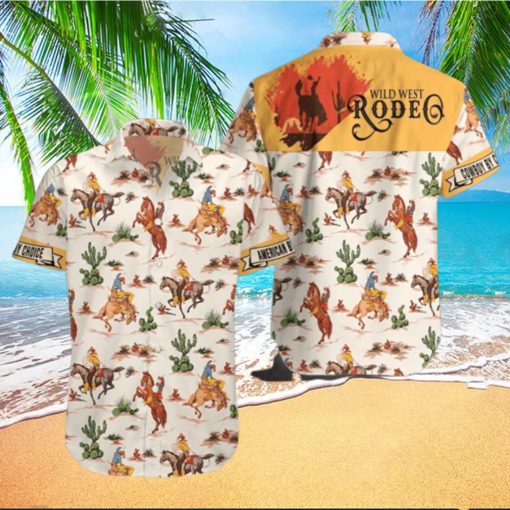 Wild West Rodeo Cowboy Hawaiian Shirt