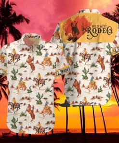 Wild West Rodeo Cowboy Hawaiian Shirt