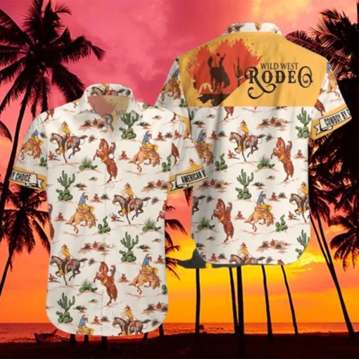 Wild West Rodeo Cowboy Hawaiian Shirt