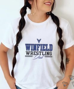 Winfield Wrestling Dad White shirt