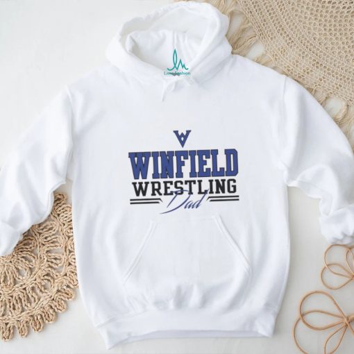 Winfield Wrestling Dad White shirt