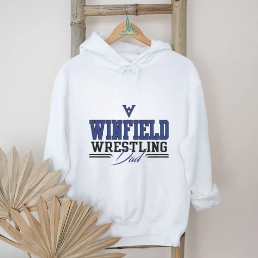 Winfield Wrestling Dad White shirt