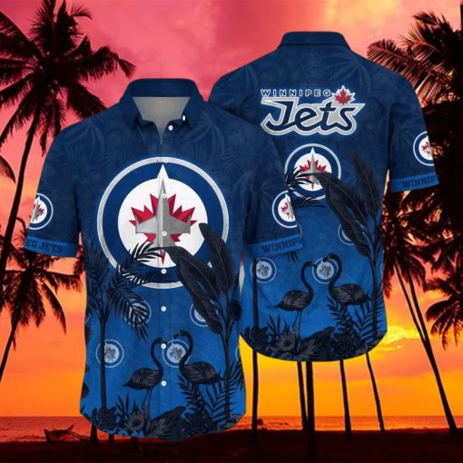 Winnipeg Jets NHL Flower Hawaiian Shirt Best Gift For Fans hawaiin shirt