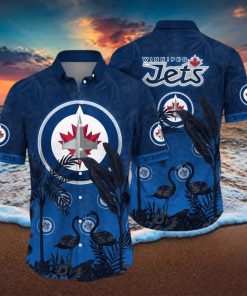 Winnipeg Jets NHL Flower Hawaiian Shirt Best Gift For Fans hawaiin shirt