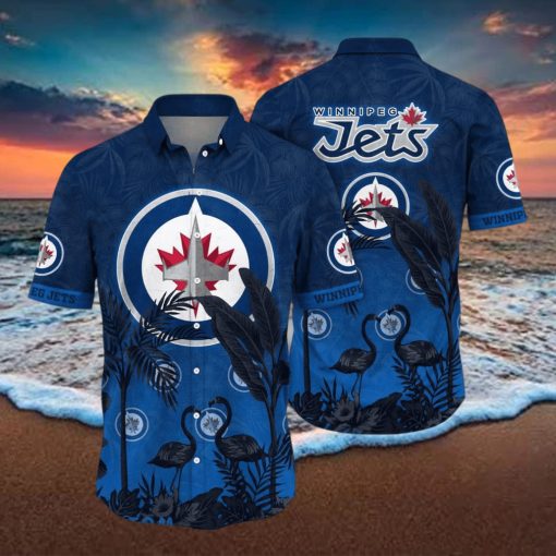 Winnipeg Jets NHL Flower Hawaiian Shirt Best Gift For Fans hawaiin shirt