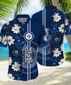 Winnipeg Jets NHL Flower Hawaiian Shirt For Men Women Gift For Fans hawaiian shirt