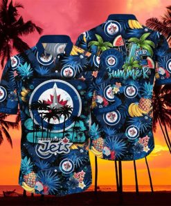 Winnipeg Jets NHL Flower Hawaiian Shirt For Men Women Great Gift For Fans hawaiian shirt