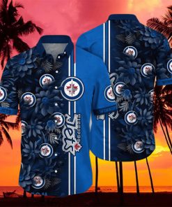 Winnipeg Jets NHL Flower Hawaiian Shirt For Men Women Great Gift For Real Fans hawaiian shirt