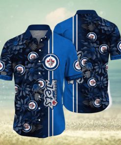 Winnipeg Jets NHL Flower Hawaiian Shirt For Men Women Great Gift For Real Fans