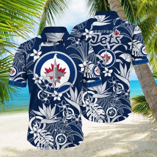 Winnipeg Jets NHL Flower Hawaiian Shirt For Men Women Impressive Gift For Fans hawaiian shirt