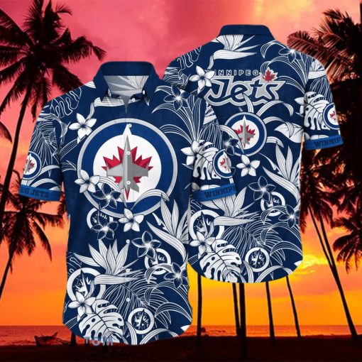 Winnipeg Jets NHL Flower Hawaiian Shirt For Men Women Impressive Gift For Fans hawaiian shirt