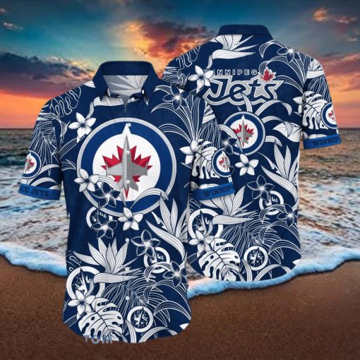 Winnipeg Jets NHL Flower Hawaiian Shirt For Men Women Impressive Gift For Fans hawaiian shirt