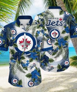 Winnipeg Jets NHL Flower Hawaiian Shirt For Men Women Style Gift For Fans hawaiian shirt