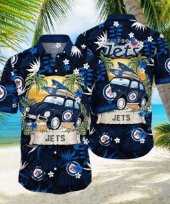 Winnipeg Jets NHL Flower Hawaiian Shirt For Men Women Unique Gift For Fans hawaiian shirt