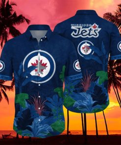 Winnipeg Jets NHL Flower Hawaiian Shirt Great Gift For Men Women Fans hawaioian shirt