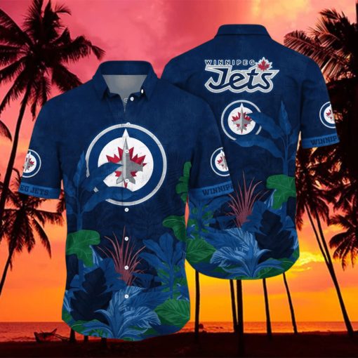 Winnipeg Jets NHL Flower Hawaiian Shirt Great Gift For Men Women Fans hawaioian shirt