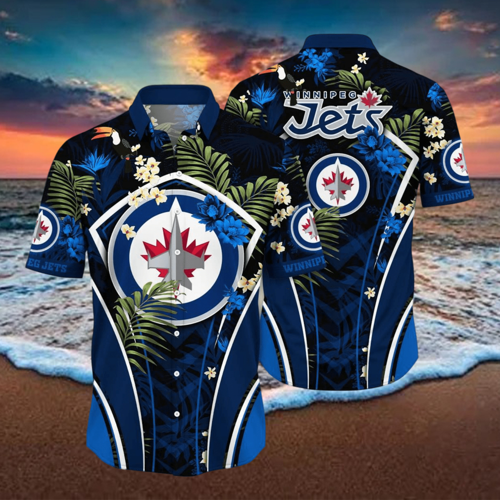 Winnipeg Jets NHL Flower Hawaiian Shirt For Men Women Best Gift For Fans -  YesItCustom
