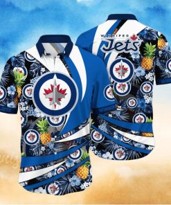 Winnipeg Jets NHL Flower Hawaii Shirt And Tshirt For Fans, Summer