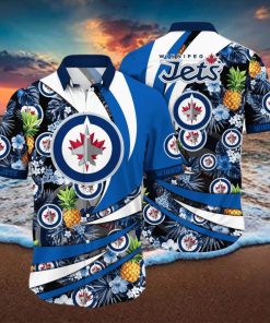 Winnipeg Jets NHL Flower Hawaiian Shirt Style Gift For Men Women Fans