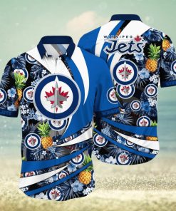 Winnipeg Jets NHL Flower Hawaiian Shirt Style Gift For Men Women Fans