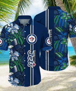 Winnipeg Jets NHL Flower Hawaiian Shirt Unique Gift For Fans hawaiian shirt