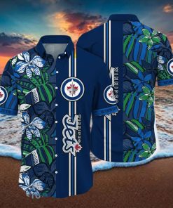 Winnipeg Jets NHL Flower Hawaiian Shirt Unique Gift For Fans hawaiian shirt