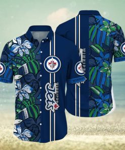 Winnipeg Jets NHL Flower Hawaiian Shirt Unique Gift For Fans