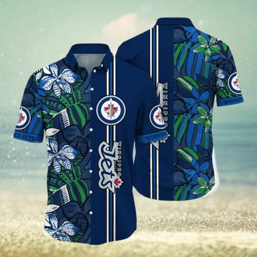 Winnipeg Jets NHL Flower Hawaiian Shirt Unique Gift For Fans